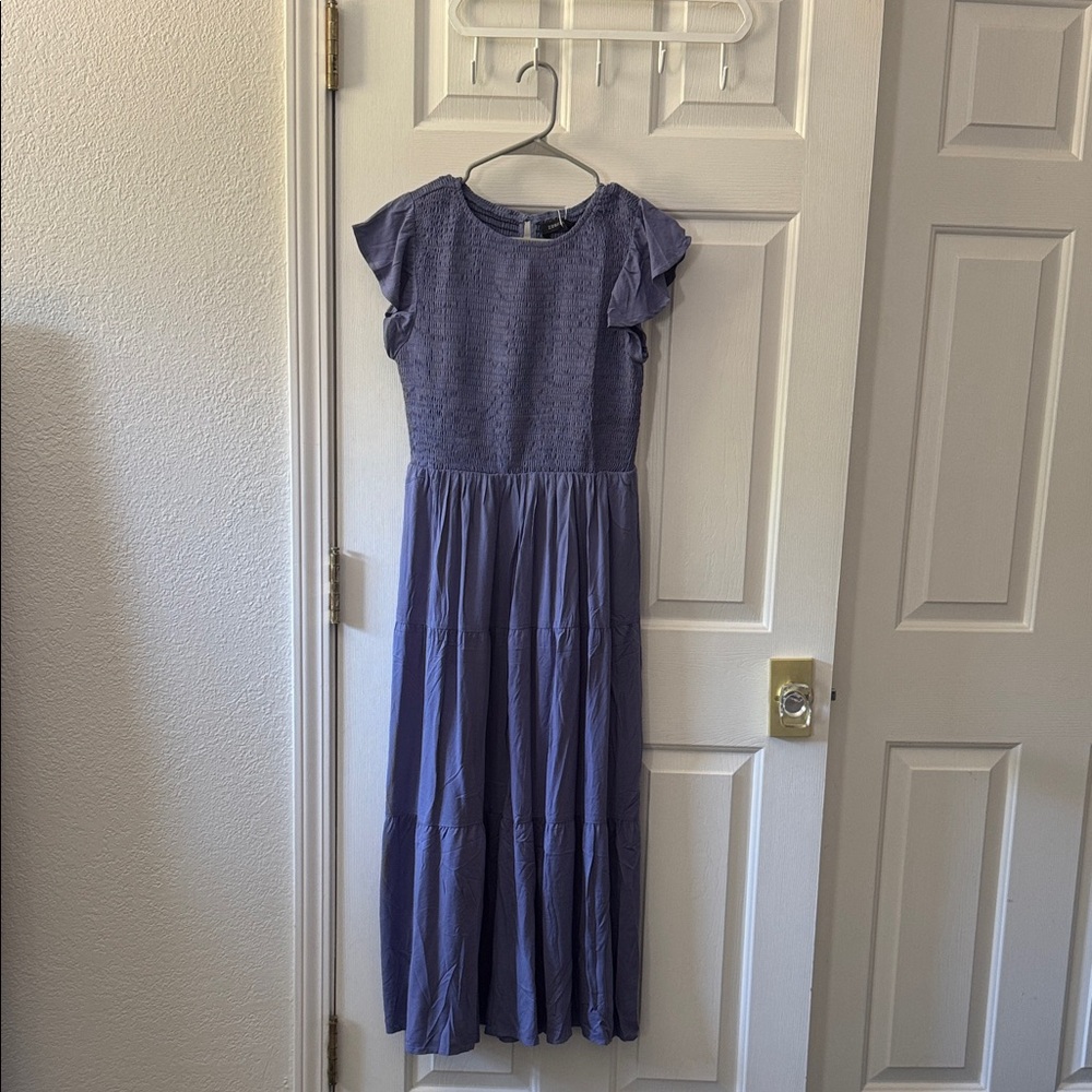 Elegant Purple Maxi Dress